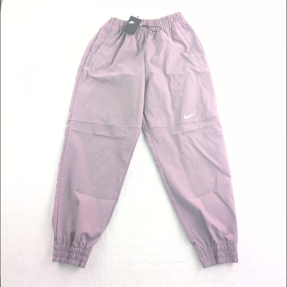 Nike NWT Purple Woven Sportswear Swoosh Lounge Pants Sz Large Athleisure Jogger - Picture 3 of 13